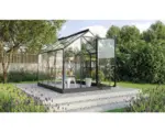 Hornbach Gewächshaus Vitavia Triton 5000 Sicherheitsglas 3 mm 198 x 256 cm schwarz