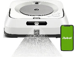 iRobot BRAAVA M6138 Wischroboter (Weiß, Laufzeit: 90 Min.)