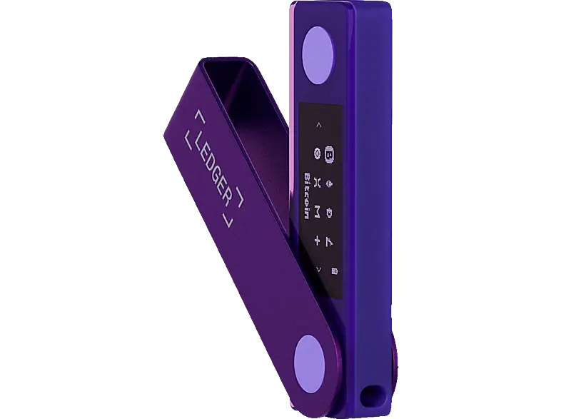 LedgeR Nano X, Pruple Amethyst Kryptospeicher