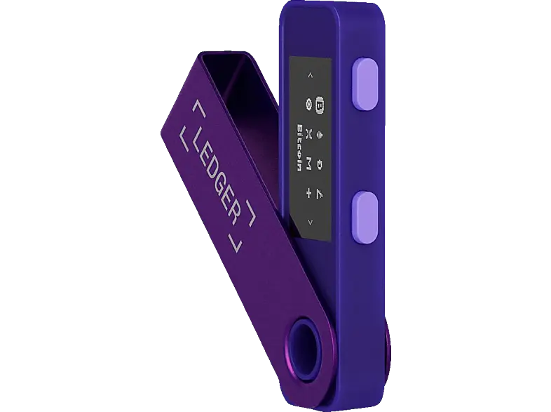 LedgeR Nano S Plus, Purple Amethyst Kryptospeicher