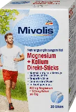 dm drogerie markt Mivolis Magnesium + Kalium Direkt-Sticks
