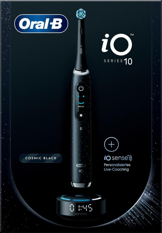 Oral-B iO Series 10 elektrische Zahnbürste Cosmic Black
