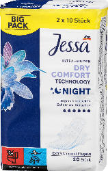 Jessa Ultra-Binden Dry Comfort Night