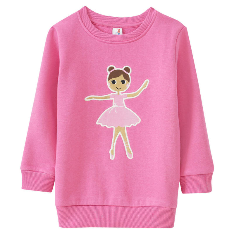 Mädchen Sweatshirt mit Ballerina-Applikation (Nur online)