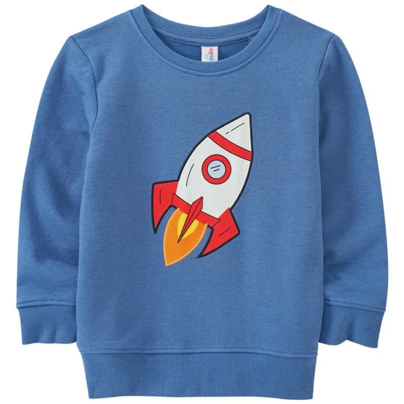 Kinder Sweatshirt mit Raumschiff-Applikation (Nur online)