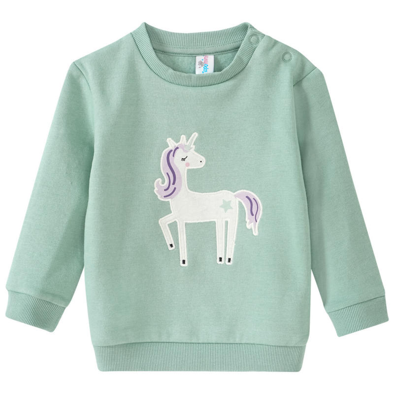 Baby Sweatshirt mit Einhorn-Applikation (Nur online)