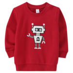 Ernsting's family Baby Sweatshirt mit Roboter-Applikation (Nur online) - bis 27.04.2024
