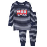 Ernsting's family Baby Schlafanzug mit Feuerwehr-Applikation (Nur online) - bis 28.04.2024