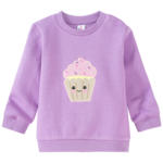 Ernsting's family Baby Sweatshirt mit Cupcake-Applikation (Nur online) - bis 12.05.2024