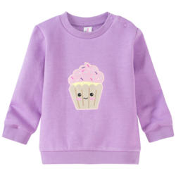 Baby Sweatshirt mit Cupcake-Applikation (Nur online)