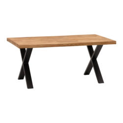 Table de salle à manger Sepp, bois, chêne