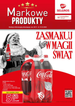 PoglÄ…d oferty "Selgros cash&carry Gazetka - Markowe produkty" - waÅ¼na od 30.11.2023