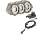 Hornbach Strahler/Spot/Fluter Season Lights INVORIO 1,8 W warmweiß 1-flammig IP 44 grau