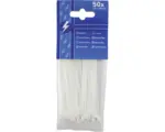 Hornbach Kabelbinder 100x2,5 mm 50 Stück, transparent