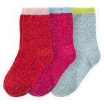 Ernsting's family 3 Paar Mädchen Socken mit Knötchengarn - bis 30.03.2024