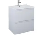 Hornbach Waschbeckenunterschrank Split 60x63,5x45,8 cm ohne Waschbecken grau matt