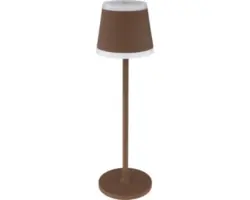 LED Tischleuchte Globo RIDLEY 4,6 W 1-flammig IP 54 rostfarben ( 58433R )