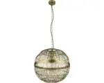 Hornbach Pendelleuchte Globo HERMI E27 60 W 1-flammig IP 20 gold ( 14995H2 )