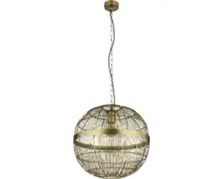 Pendelleuchte Globo HERMI E27 60 W 1-flammig IP 20 gold ( 14995H2 )