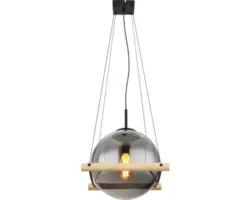 Pendelleuchte Globo LEONA E27 15 W 1-flammig IP 20 schwarz ( 15883H )