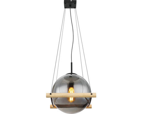 Pendelleuchte Globo LEONA E27 15 W 1-flammig IP 20 schwarz ( 15883H )