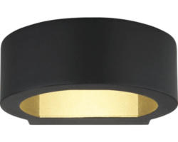 LED Wandleuchte Globo SLICE 7 W 1-flammig IP 54 schwarz ( 34313 )