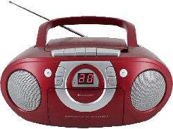 Soundmaster Radio-Kassettenspieler SCD5100RO mit CD-Spieler; CD-Radio