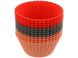 Dr. Oetker 1263 Muffinform, Rot, Schwarz, Spülmaschinengeeignet
