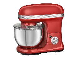 Profi Cook PC-KM 1197 Küchenmaschine Rot (Rührschüsselkapazität: 5 l, 1200 Watt)