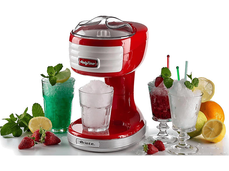 Ariete 0076R Ice Crusher Party Time Rot (30 Watt , Rot)