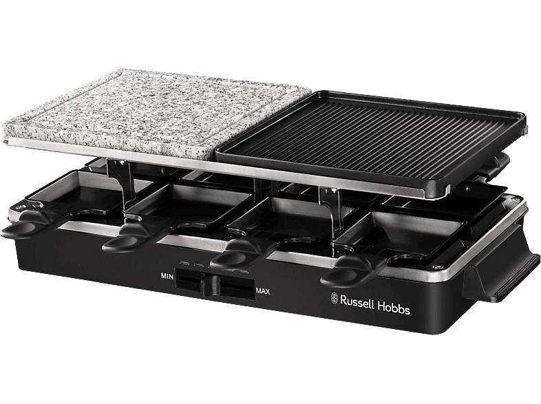 Russell Hobbs 26280-56 Raclette (in Schwarz, für 8 Personen, 1400 Watt)