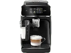 Philips EP2331/10 Serie 2300 LatteGo 4 Kaffeespezialitäten Kaffeevollautomat (Klavierlack-Schwarz, Keramikmahlwerk, 15 bar, integrierter Milchbehälter)