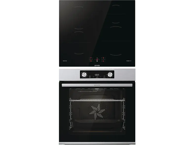Gorenje jump induction Set 2, Backofen mit Kochfeld (Induktionskochfeld, A, 77 l)