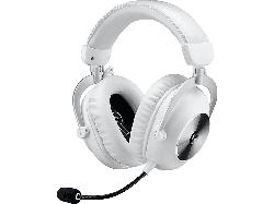Logitech PRO X 2 Lightspeed Gaming Headset, Bluetooth, USB/3.5mm, 50mm Treiber, 7.1 Surround, Over-Ear, Weiß