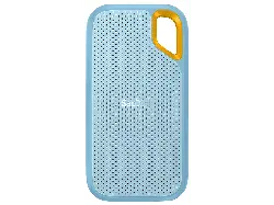 SandISK 1 TB Extreme Portable SSD (tragbare NVMe SSD, USB-C, bis zu 1.050 MB/s lesen und schreiben, wasser- staubbeständig) blau; SSD Festplatte