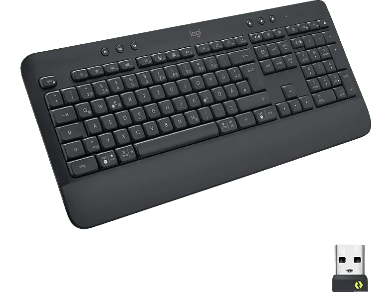 LOGITECH LOGITECH K650 Kabellose Tastatur, DEU (Qwertz), Grafit