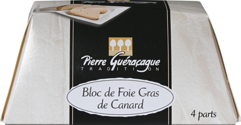Bloc de foie gras de canard Pierre Guéraçague, Barquette, 150 g