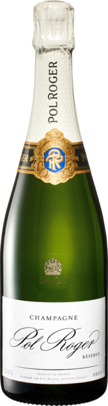 Pol Roger Brut Réserve Champagne AOC, Frankreich, Champagne, 75 cl