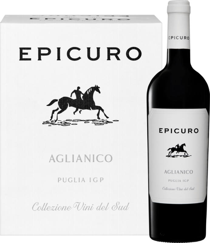 Epicuro Aglianico Puglia IGP, Italien, Apulien, 2022, 6 x 75 cl
