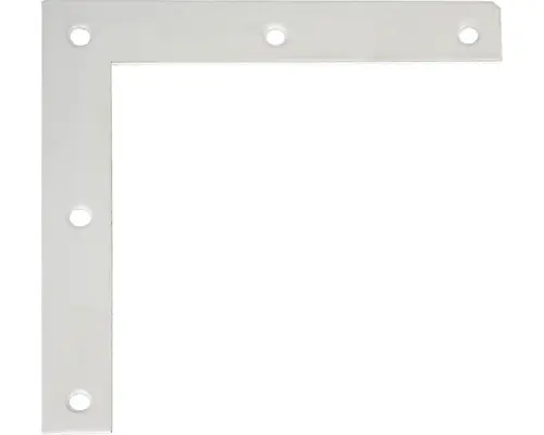 Winkel Möbelwinkel Gleichschenkelig Kaiserthal 15 x 100 x 1,5 mm kunststoffbeschichtet weiß 1 Stück