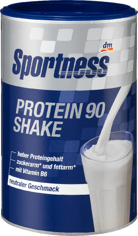 Sportness Proteinpulver 90 Shake Neutraler Geschmack