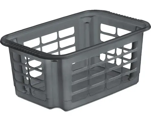 Aufbewahrungskorb Rotho 29,5 x 12,5 x 19 cm anthrazit
