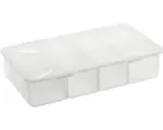 Hornbach Kleinteilmagazin Rotho 33,9 x 7,6 x 19,8 cm transparent