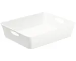 Hornbach Aufbewahrungsbox Rotho 26,4 x 6 x 21,2 cm weiß