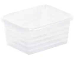 Aufbewahrungskorb Rotho 14 x 6 x 11 cm transparent