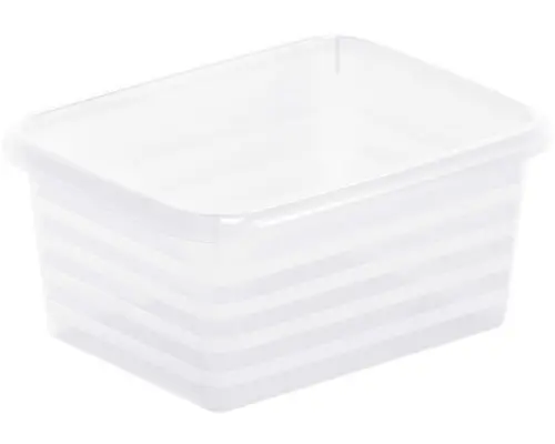 Aufbewahrungskorb Rotho 14 x 6 x 11 cm transparent