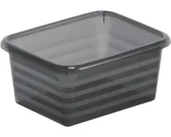 Aufbewahrungskorb Rotho 14 x 6 x 11 cm anthrazit