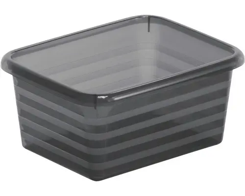 Aufbewahrungskorb Rotho 14 x 6 x 11 cm anthrazit