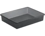 Hornbach Aufbewahrungskorb Rotho 34,5 x 6 x 27 cm anthrazit