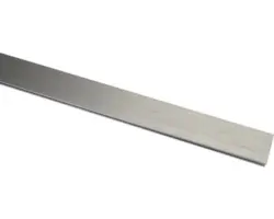 Vorhangstange mit Innenlauf II Luxor stahl gebürstet 240 cm 35 x 14 mm